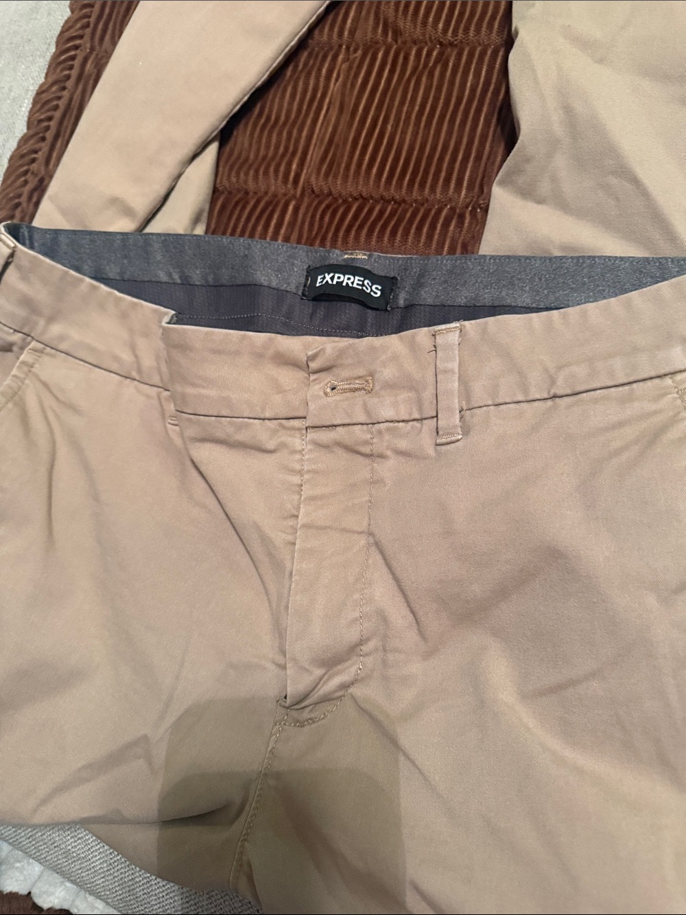 Express Men's Tan Chino Pants